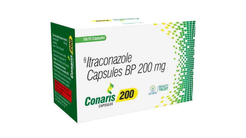 CONARIS 200 Itraconazole (200mg)CONARIS 200 is a medication that contains Itraconazole at a strength of 200mg per dose. It is commonly used to treat fungal infections in various parts of the body. Itraconazole works by stopping the growth of fungi, helping to eliminate the infection. This medication is typically taken orally, as directed by your healthcare provider. It's important to follow your doctor's instructions carefully and complete the full course of treatment for optimal results.