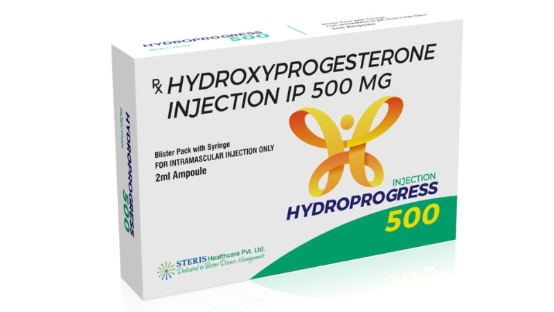 HYDROPROGRESS 500 Hydroxyprogesterone Injection(500mg)Hydroprogress 500 is an injectable medication containing Hydroxyprogesterone at a concentration of 500mg per dose. It is primarily used in the management of certain conditions related to hormonal imbalances, such as irregular menstrual cycles, endometriosis, and hormonal support during pregnancy. This medication works by supplementing progesterone levels in the body, helping to regulate the menstrual cycle and support a healthy pregnancy.
