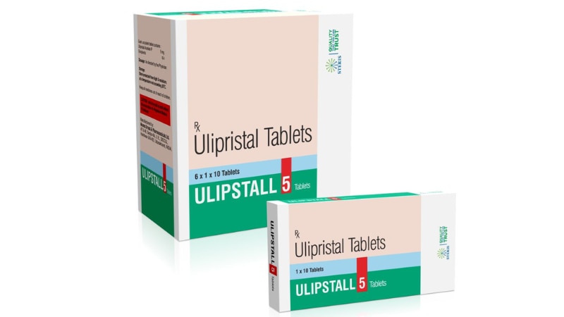 ULIPSTALL 5 Ulipristal tab .(5mg)Ulipristal 5 is a tablet containing 5mg of ulipristal acetate, a selective progesterone receptor modulator used for emergency contraception. It works by delaying ovulation and altering the endometrium, preventing implantation. This medication should be taken as soon as possible after unprotected intercourse or contraceptive failure, preferably within 72 hours. It is not intended for regular contraception and does not protect against sexually transmitted infections. Common side effects may include nausea, headache, abdominal pain, and menstrual changes. Consult a healthcare professional before using Ulipristal 5 for emergency contraception.