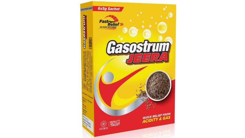 GASOSTRUM JEERA Svarjiksara (Shudh) 2.57 g, Nimbukamlam (Shushkam) 2.14 g & Jeera (Seeds) 152 mg (Quick Relief from Acidity & Gas)Gasostrum Jeera is a herbal formulation comprising Svarjiksara (Shudh) 2.57 g, Nimbukamlam (Shushkam) 2.14 g, and Jeera seeds 152 mg. It is designed to provide quick relief from acidity and gas-related discomfort. Svarjiksara, known for its digestive properties, aids in neutralizing excess stomach acid. Nimbukamlam, a dried form of lemon, helps in soothing the stomach lining and reducing acidity. Jeera seeds, rich in carminative properties, alleviate gas and bloating. This combination offers a natural and effective solution for digestive issues, promoting comfort and well-being.