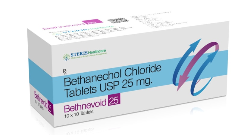 BETHNEVOID 25Bethanechol Chloride (25mg)BETHNEVOID 25 is formulated with 25mg of Bethanechol Chloride, a cholinergic agonist designed to treat urinary retention without structural obstruction. It stimulates bladder muscle contractions, improving urination in patients post-surgery or with certain medical conditions. This medication must be used under medical supervision.