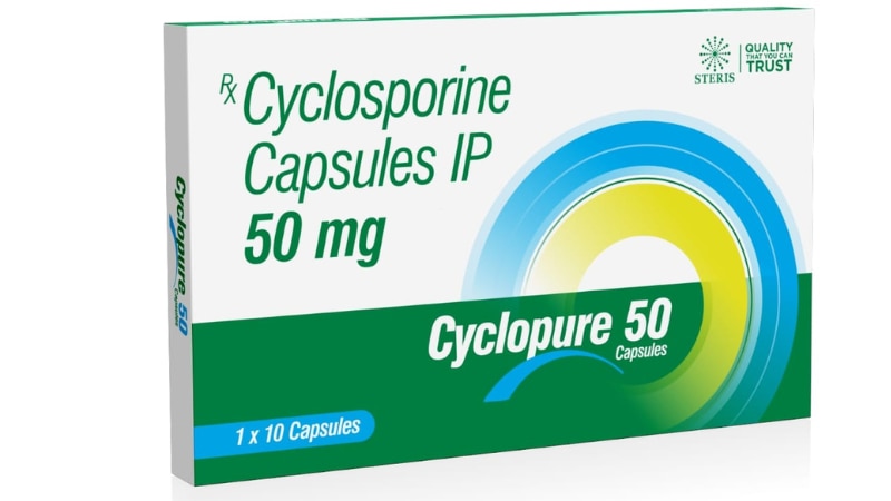 CYCLOPURE 50 Cyclosporine (50mg)Cyclopure 50 contains Cyclosporine, a potent immunosuppressive medication used to treat a range of conditions. It works by suppressing the immune system, which is beneficial in preventing organ rejection after transplant surgery and managing certain autoimmune diseases.Medication Type: Cyclosporine 50mg is an immunosuppressant.Uses: Cyclopure 50 is prescribed to prevent organ rejection post-transplantation (e.g., kidney, liver, heart) and to treat autoimmune diseases like rheumatoid arthritis, psoriasis, and atopic dermatitis.Dosage: Typically, the recommended dose is 50mg once or twice daily, depending on the patient's condition and response to treatment. Dosage adjustments may be made by healthcare providers.Composition: Each Cyclopure 50 tablet contains 50mg of Cyclosporine as the active ingredient, along with other inactive components.Benefits: Cyclosporine helps prevent the body from attacking transplanted organs and reduces inflammation in autoimmune diseases, improving patients' quality of life.Administration: It is usually taken orally with or without food, as directed by a healthcare professional.Side Effects: Common side effects may include headache, nausea, vomiting, diarrhea, high blood pressure, and increased risk of infections. Serious side effects are rare but may include kidney problems and increased susceptibility to certain cancers.Precautions: Patients taking Cyclopure 50 should be monitored regularly for kidney function, blood pressure, and signs of infections. It is essential to follow the prescribed dosage and not to stop or change the medication without consulting a doctor.Storage: Store Cyclopure 50 at room temperature, away from moisture and heat, and keep it out of reach of children.Manufacturer: Specify the manufacturer's name and any additional information related to the brand or formulation.Please consult a healthcare professional for accurate dosage, usage instructions, and potential side effects specific to your medical condition.