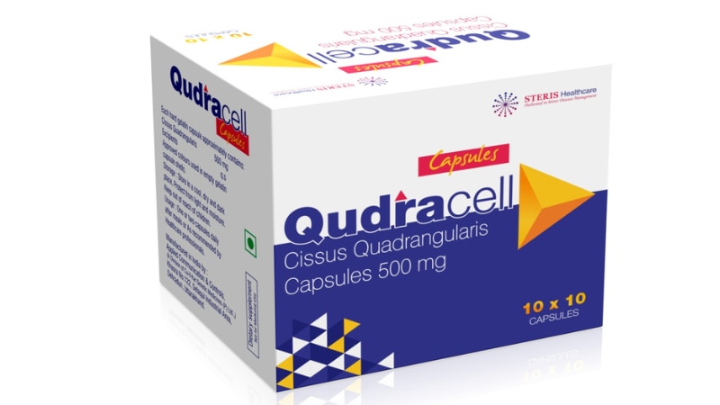QUDRACELL 18% Cissus Quadrangullaris (500mg)QUDRACELL 18% contains 500mg of Cissus Quadrangullaris extract, a renowned herb in traditional medicine. This formulation is designed to harness the potential benefits of Cissus Quadrangullaris, known for its rich concentration of active compounds. It is often used to support joint health, bone strength, and overall well-being.