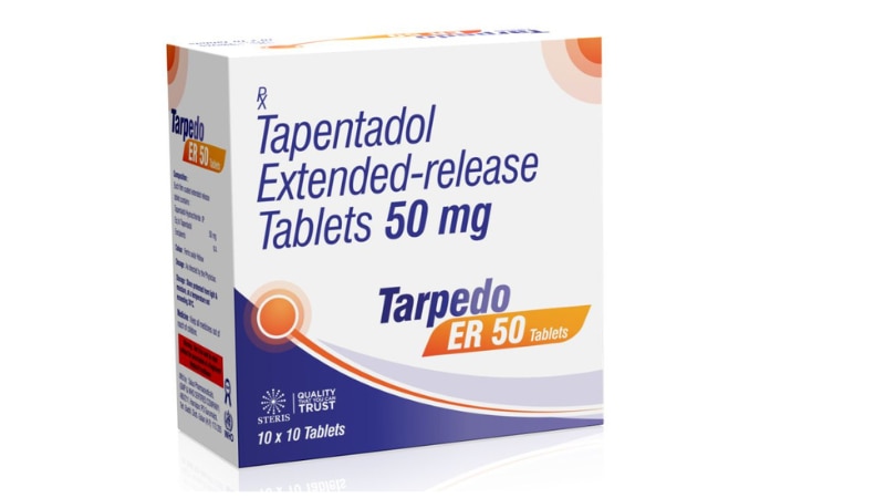 TARPEDO ER 50Tapentadol HCL ER Tablets, (50mg)Tarpedo ER 50 is a formulation of Tapentadol HCL Extended-Release Tablets, each containing 50mg of the active ingredient. It's a potent analgesic used for managing moderate to severe pain, such as chronic musculoskeletal pain or neuropathic pain. Tapentadol acts on mu-opioid receptors and inhibits norepinephrine reuptake, offering dual pain-relief mechanisms. This medication provides sustained pain relief over 12 hours, suitable for round-the-clock pain management. It's crucial to follow prescribed dosages and precautions to avoid potential side effects like nausea, dizziness, or constipation. Tarpedo ER 50 is a valuable option for patients needing effective, extended pain control.