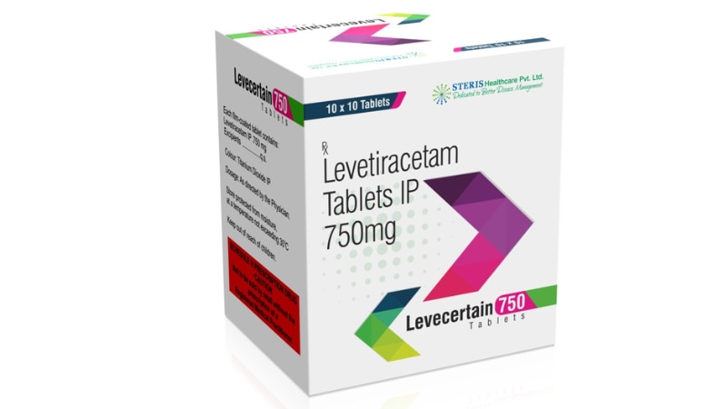 LEVECERTAIN 750 Levetiracetam (750mg)Levecertain 750 is a medication containing Levetiracetam in a strength of 750mg per dose. Levetiracetam belongs to the anticonvulsant class of drugs and is used to treat epilepsy, including partial seizures, primary generalized tonic-clonic seizures, and myoclonic seizures.This medication works by stabilizing electrical activity in the brain, thereby reducing the occurrence of seizures. It is usually taken orally as directed by a healthcare professional, with or without food, typically twice daily.Levecertain 750 should be taken consistently to achieve the best results. Missing doses may increase the risk of seizures. It is important not to exceed the prescribed dosage without consulting a doctor.Common side effects of Levecertain 750 may include dizziness, drowsiness, weakness, loss of coordination, and irritability. These side effects are usually temporary and may improve as your body adjusts to the medication. However, if any of these effects persist or worsen, notify your doctor promptly.It's essential to inform your doctor about any other medications or supplements you are taking, as they may interact with Levecertain 750. Additionally, discuss any medical conditions you have, especially kidney problems, before starting this medication.Overall, Levecertain 750 is an effective treatment for epilepsy when used as prescribed under medical supervision.