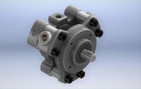 Radial Piston Pumps  -  1R3Rugged low cost pumps with all parts renewable by replacement. Oil immersed type, open execution, face mounting, valve controlled, fixed delivery, bi-directional rotation of shaft. For coupling the pumps to the electric motors standard bell housing assemblies are available. Available with three pumping elements. (Please see datasheet for additional details).