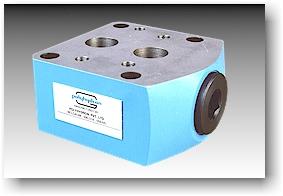 By-pass Check Valve (Modular)  -  BCMSeat type modular valve. Intended for by - passing. Pressure control valve,Pressure reducing valve etc. to achieve reverse free flow condition.Allow free flow from port A to port B or from port B to port A ( see model code ) and offer leakage free closure in opposite direction. Available in four sizes of standard interfaces conforming to ISO 5781, DIN 24340 or IS 10187 Each model available with options of four cracking pressures : 0.5, 1.5, 3 and 5 bar.