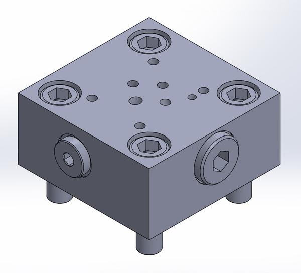 Cover with built in shuttle valve for fitting Directional spool valve - CVC*SDE