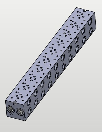 Manifolds For Directional Control Valves  - ( 1P 02155* )Designed specially for multistation directional control valves, CETOP- RP 35 H size 3.Number of stations vary from minimum 2 to maximum 10.