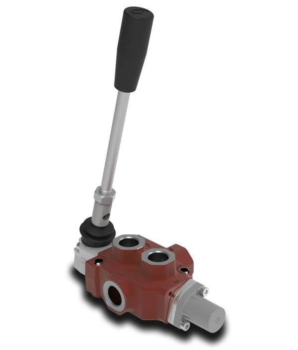 Monoblock one-section valve-SD4Available only in one‑section configuration, the SD4 valve is normally used in Wood Splitter, small Dumpers, small‑sized Tractors and Workshop Presses. Compact size, robust construction and low cost are the main features of this valve.- No check valve- Manual, electric on/off and pneumatic controls.Nominal Flow Rating l/min - (US gpm): 45 (12)Max. Pressure bar - (psi): 250 (3600)Number of Sections: 1