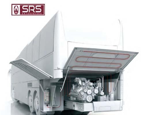 VEHICLE ENGINE FIRE SUPPRESSION SYSTEM