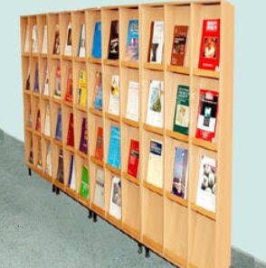 Providing you the best range of Wooden Library Shelves with effective & timely delivery.
