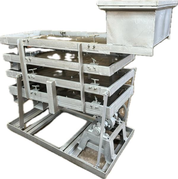 New model sizer machine The machine production is 100 kg in 10 minutes Using 4 jali and tha jali size is customise