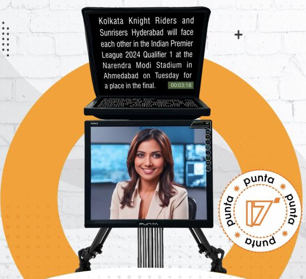 CRONUS Punta17 ( 17” LED Monitor , with Cronus Lite software and wireless Bluetooth remote , comes in a portable Bag )