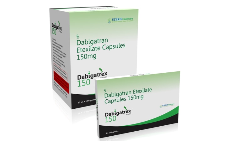 DABIGATREX 150Dabigatran Etexilate (75mg)Dabigatrex 150, containing Dabigatran Etexilate 75mg, is an anticoagulant used primarily to prevent blood clots and reduce the risk of stroke.Uses:Prevents clot formation in patients with non-valvular atrial fibrillation.May be used for the treatment and prevention of deep vein thrombosis and pulmonary embolism.