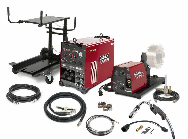 DETAILSIT DOESN'T GET MUCH SIMPLER THAN FLEXTEC.Out on the construction jobsite or in most fabrication shops, it pays to keep it simple.The Flextec platform is designed for that kind of environment. These multi-process welders are easy to setup and easy to operate, but rugged and flexible enough to be used in construction, fabrication, shipbuilding and other heavy-duty applications.Streamlined operator panel minimizes setup timeComponents designed to run cool for long life in high temperature environmentsChoice of models to fit any application and budget FASTER SETUP, LESS REWORK, MORE ARC TIMESimpleWe’ve worked hard to simplify the Flextec operator control panel. Why? Because a streamlined operator panel minimizes setup time. Process selection is easy. Input power connection is easy as well, since Flextec models work on 380-600 volt, three phase input power.ReliableFlextec models stand on the industry-proven designs of Lincoln Electric welders used for generations. Internal components are designed and tested to run cool for long life in high temperature environments. The electronics are fully encapsulated and environmentally protected. In fact, all Flextec models are IP-23 rated for use in harsh environments.FlexibleFlextec welders are broadly compatible with a variety of wire feeder types-analog, digital, and across-the-arc feeders. Each Flextec delivers premium multi-process arc characteristics for wire, stick and DC TIG processes. A choice of models have been carefully prepared to fit any application and budget. Finally, the Flextec platform models are extremely compact and lightweight relative to their output. FeaturesStreamlined operator panel minimizes setup timeComponents designed to run cool for long life in high temperature environmentsIP-23 rated for use in harsh environmentsCompatible with a variety of wire feeder types–analog, digital, and across-the-arc feedersPremium multi-process arc characteristics for wire, Stick and TIG processes