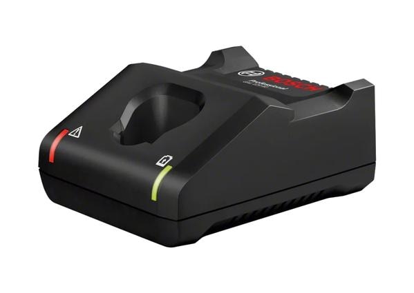 FAIR TRADE CORPORATION (FTC MUMBAI) Authorised Dealers for BOSCH Charger GAL 12V-40 Professional ChargerOrder Number: 1 600 A02 2V0PRODUCT HIGHLIGHTS:The GAL 12V-40 Professional is Bosch’s fast charger. It provides a rapid charging speed for all 12 V batteries, charging a 12V 3.0 Ah battery from 0 to 80% in only 36 minutes. It also has a modern and compact design requiring little wall-space. It is compatible with all Bosch Professional 12 V batteries (Professional 12V System).Equipment & ApplicationThe GAL 12V-40 Professional also features a Wall Mounting option.FUNCTIONS & KEY FEATURES:- Rapid charging speed for all 12 V batteries, enables loading 12 V 3.0Ah batteries from 0 to 80% in 36 min- Modern and compact design- Compatible with all Bosch Professional 12 V batteries (Professional 12V System)INCLUDED IN THIS VARIANT:- Charger (Order Number: 1 600 A02 2V0)TECHNICAL DATAADDITIONAL DATA:Battery charging voltage: 10.8 – 12 VCharge current: 4 ABattery voltage: 12.0 VWeight: 0.45 kgCharg. time at bat. cap. 1.5 Ah (80%/100%) approx.: 16/30 minCharg. time at bat. cap. 2.0 Ah (80%/100%) approx.: 24/35 minCharg. time at bat. cap. 2.5 Ah (80%/100%) approx.: 30/42 minCharg. time at bat. cap. 3.0 Ah (80%/100%) approx.: 36/50 minCharg. time at bat. cap. 4.0 Ah (80%/100%) approx.: 48/65 minCharg. time at bat. cap. 6.0 Ah (80%/100%) approx.: 72/95 min