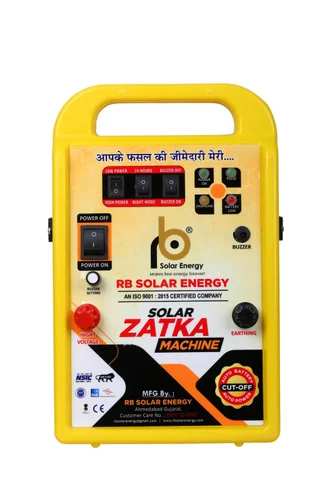 Solar Fencing System Manufacturer in IndiaRB Solar Energy is a manufacturer specializing in solar fencing systems. These systems are designed to provide security and protection by delivering a non-lethal electric shock to intruders. Solar fencing systems are often used in agricultural settings to protect crops and livestock from animals, as well as in residential and commercial areas for security purposes.Key features and benefits of solar fencing systems by RB Solar Energy typically include:Eco-Friendly Power Source: Utilizes solar energy to power the fencing, reducing reliance on traditional electricity and promoting sustainability.Cost-Effective: Low operational costs since the system relies on solar power, which is free and renewable.Non-Lethal: Delivers a shock that is safe for humans and animals, serving as a deterrent without causing permanent harm.Easy Installation and Maintenance: Designed for straightforward installation and minimal maintenance, making it user-friendly.Durability: Built to withstand various weather conditions, ensuring long-term reliability.Versatility: Suitable for a variety of applications, including farms, gardens, residential properties, and industrial sites.Security Enhancement: Helps in preventing unauthorized access and protecting property.If you need specific information such as detailed product specifications, pricing, or installation guides, it would be best to contact RB Solar Energy directly.We at Rb Solar are leading Manufacturing company in field of Solar Zatka Machine in India, We provide Solar Fencing System all over India, Our Prime aim is to provide customised solution to Farms to protect there Farming from wild animals, Our Solar Zatka Machine designed with latest technologies and modern system.