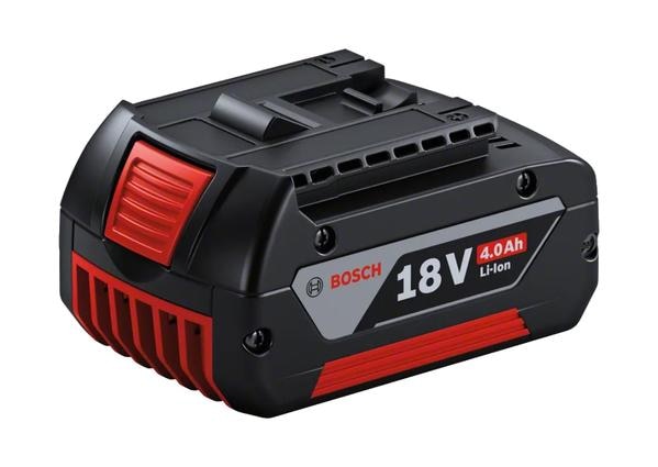 FAIR TRADE CORPORATION (FTC MUMBAI) Authorised Dealers for BOSCH GBA 18V 4.0AH Professional Battery PackOrder Number: 1 600 A00 163FUNCTIONS & KEY FEATURES:- The high-endurance 18 volt XL battery with 4.0 Ah and COOLPACK technology.- Up to 65% longer runtime (cf. with 3.0 Ah Battery).- COOLPACK technology for up to 100% longer lifetime (cf. battery without COOLPACK).- Professional 18V System: These batteries and charger can be used for all your Bosch 18V tools.INCLUDED IN THIS VARIANT:- NoneTECHNICAL DATAADDITIONAL DATA:- Battery Voltage: 18.0 V- Weight: 0.6 kg- Battery Capacity: 4 Ah- Battery dimensions (width x length x height): 74 x 114 x 56 mm