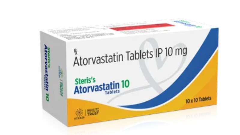 STERIS ATORVASTATIN 10Atorvastatin IP 10 mgSTERIS ATORVASTATIN 10 is a medication containing 10mg of Atorvastatin IP (International Pharmacopoeia) as its active ingredient. Atorvastatin is a member of the statin class of drugs, which are primarily used to lower cholesterol levels in the blood. This medication is commonly prescribed to manage high levels of cholesterol and reduce the risk of cardiovascular events such as heart attacks and strokes.Atorvastatin works by inhibiting an enzyme in the liver involved in cholesterol production, thus lowering the levels of