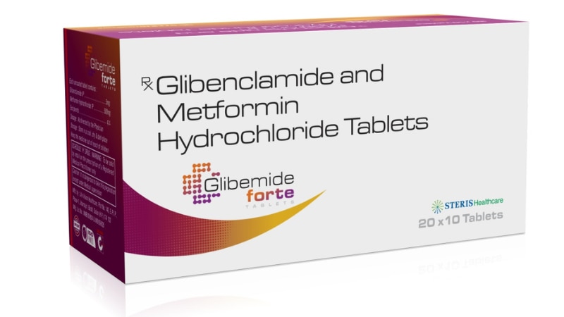 GLIBEMIDE FORTE Glibenclamide (5mg), Metformin HCI (500mg)GLIBEMIDE FORTE is a combination medication containing two active ingredients: Glibenclamide (5mg) and Metformin HCI (500mg). This combination is formulated to offer dual-action glucose-lowering therapy for the management of type 2 diabetes mellitus.Glibenclamide, also known as glyburide, belongs to the sulfonylurea class of medications. It works by stimulating the release of insulin from the pancreatic beta cells, thereby increasing insulin secretion. This helps lower blood glucose levels by promoting the uptake of glucose into cells and reducing hepatic glucose production.Metformin HCI is a biguanide medication that primarily works by decreasing hepatic glucose production and improving insulin sensitivity in peripheral tissues, such as muscle and fat. It also reduces intestinal absorption of glucose, leading to lower postprandial glucose levels.By combining Glibenclamide and Metformin HCI, GLIBEMIDE FORTE addresses multiple pathophysiological defects underlying type 2 diabetes. Glibenclamide stimulates insulin secretion, while Metformin HCI reduces insulin resistance and hepatic glucose output, resulting in improved glycemic control.GLIBEMIDE FORTE is indicated for the treatment of type 2 diabetes mellitus in adults, particularly for patients whose blood sugar levels are not adequately controlled with either Glibenclamide or Metformin HCI alone. This combination medication offers the convenience of fixed-dose therapy, simplifying the treatment regimen for patients with diabetes.As with any medication, GLIBEMIDE FORTE may cause side effects, including hypoglycemia, gastrointestinal disturbances such as nausea, vomiting, or diarrhea, and rarely, allergic reactions. Patients should be monitored regularly for these adverse effects, and dosage adjustments may be necessary based on individual response and tolerability.Overall, GLIBEMIDE FORTE provides an effective and convenient option for the management of type 2 diabetes mellitus, offering dual-action glucose-lowering therapy with the combination of Glibenclamide and Metformin HCI. However, it should only be used under the supervision of a healthcare professional and as part of a comprehensive treatment plan that includes lifestyle modifications and regular monitoring of blood glucose levels.For further information: EMAIL: info@sterispharma.com / contact@sterispharma.com CALL/WHATSAPP: 7877551268, 7849827488 Order Nowhttps://www.sterisonline.com/product/glibemide-forte-133416