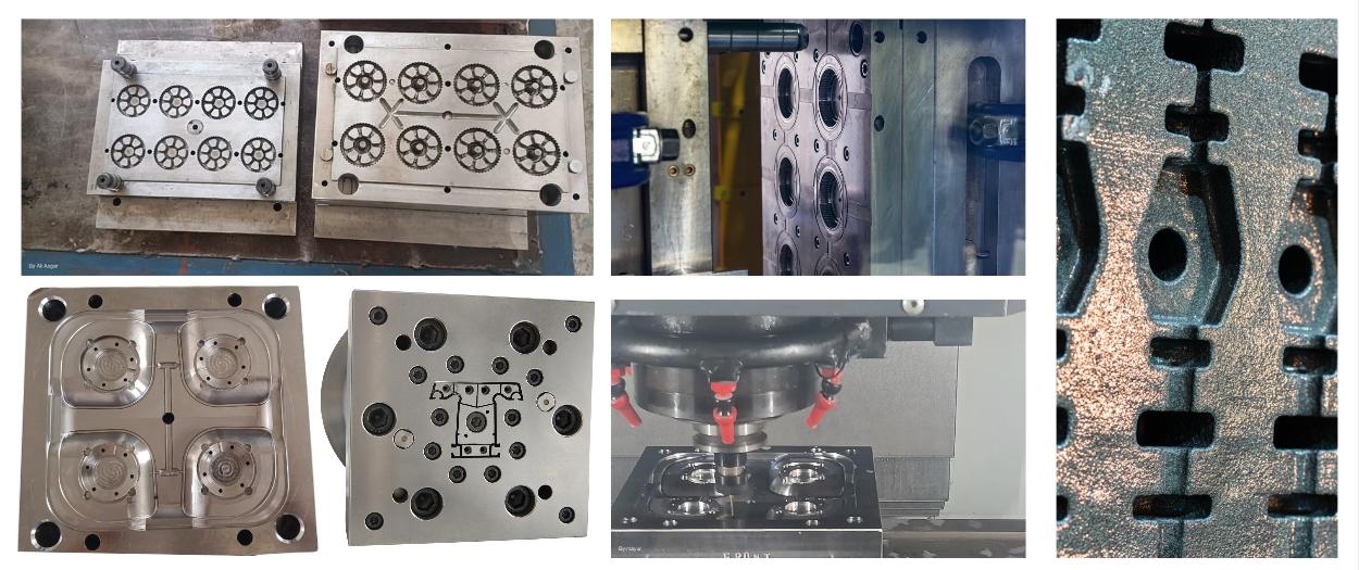 * Mold Design* Mold flow analysis* Mold Material selection* EDM, Machining & Assembly