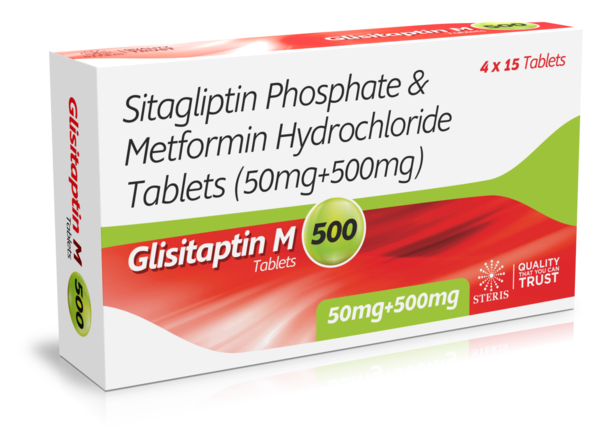 GLISITAPTIN M 50/500 Sitagliptin Phosphate (50mg) & Metformin HCI (500mg)Introduction to GLISITAPTIN M 50/500GLISITAPTIN M 50/500 is a combination medication containing Sitagliptin Phosphate 50mg and Metformin HCl 500mg. This medication is used primarily for the management of type 2 diabetes mellitus. By combining the complementary mechanisms of Sitagliptin and Metformin, GLISITAPTIN M 50/500 offers comprehensive glycemic control, helping patients achieve better blood sugar management and overall metabolic health.What are Sitagliptin and Metformin?Overview of SitagliptinSitagliptin is a DPP-4 (dipeptidyl peptidase-4) inhibitor that enhances the body's natural incretin hormones, which help regulate blood glucose by increasing insulin release and decreasing glucagon levels in response to meals.Overview of MetforminMetformin is a biguanide that helps lower blood sugar levels by improving the body's sensitivity to insulin and reducing the amount of glucose produced by the liver. It also enhances peripheral glucose uptake and utilization.Benefits of GLISITAPTIN M 50/500Effective Blood Sugar ManagementPostprandial and Fasting Glucose Control: Sitagliptin helps regulate postprandial (after-meal) glucose levels, while Metformin assists in lowering fasting glucose levels by promoting insulin sensitivity and reducing hepatic glucose production.Comprehensive Glycemic Control: The combination of these two medications provides a dual mechanism of action that targets multiple pathways of glucose regulation, offering comprehensive blood sugar management.Support for Diabetes ManagementDiet and Exercise Adjunct: GLISITAPTIN M 50/500 is an excellent adjunct to diet and exercise, helping patients achieve better blood sugar control when lifestyle modifications alone are insufficient.Reduced Risk of Complications: By maintaining more stable blood sugar levels, this combination medication can help reduce the risk of long-term complications associated with diabetes, such as cardiovascular disease, neuropathy, and retinopathy.Convenience and ComplianceTwice-Daily Dosing: The formulation allows for twice-daily dosing, improving patient compliance and convenience.Reduced Pill Burden: Combining two effective diabetes medications into one pill simplifies the treatment regimen, making it easier for patients to adhere to their prescribed therapy.How to Use GLISITAPTIN M 50/500Dosage and AdministrationRecommended Dosage: The typical dosage of GLISITAPTIN M 50/500 is one tablet taken twice daily, with meals. Your healthcare provider may adjust the dosage based on your individual response and blood sugar levels.Administration: Take the tablet with meals to reduce the risk of gastrointestinal discomfort and enhance the effectiveness of Metformin. Swallow the tablet whole with a full glass of water.Guidelines for Optimal UseConsistent Use: For best results, take GLISITAPTIN M 50/500 regularly as prescribed by your healthcare provider.Monitor Blood Sugar Levels: Regularly check your blood sugar levels to ensure the medication is effectively controlling your diabetes. Adjustments to your treatment plan may be necessary based on these readings.For further information: EMAIL: info@sterispharma.com / contact@sterispharma.com CALL/WHATSAPP: 7877551268, 7849827488 Order Nowhttps://www.sterisonline.com/product/glisitaptin-m-50-500-133906