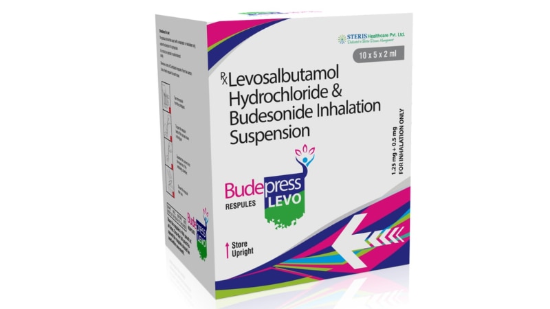 R.S. BUDEPRESS LEVOLevosalbutamol Hydrochloride (1.25mg) & Budesonide (0.5mg) Inhalation SuspensionR.S. BUDEPRESS LEVO is an inhalation suspension that combines the potency of Levosalbutamol Hydrochloride (1.25mg) and Budesonide (0.5mg) to offer effective relief from respiratory issues. Levosalbutamol, a selective beta-2 adrenergic agonist, helps in relaxing the airways, making breathing easier. Budesonide, a corticosteroid, works to reduce inflammation in the air passages, further aiding in better respiratory function. This combination is especially beneficial for managing conditions like asthma and chronic obstructive pulmonary disease (COPD).For further information:Email: info@sterispharma.com / contact@sterispharma.comCall/WhatsApp: 7877551268, 7849827488Buy Now: https://www.sterisonline.com/product/r-s-budepress-levo-133707