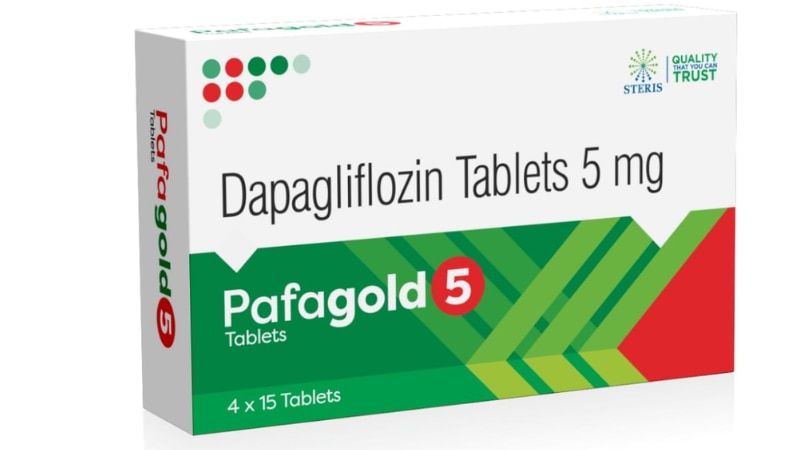 PAFAGOLD 5 Dapagliflozin (5mg)Introduction to PAFAGOLD 5PAFAGOLD 5 contains Dapagliflozin 5mg, a medication used primarily for the management of type 2 diabetes mellitus. Dapagliflozin belongs to a class of drugs known as SGLT2 (sodium-glucose co-transporter-2) inhibitors. It helps improve blood sugar control by preventing the kidneys from reabsorbing glucose back into the blood, allowing glucose to be excreted in the urine. This medication is typically used in combination with diet and exercise to improve glycemic control in adults with type 2 diabetes.What is Dapagliflozin?Overview of DapagliflozinDapagliflozin is an SGLT2 inhibitor that works by blocking the reabsorption of glucose in the kidneys. This leads to the excretion of excess glucose through urine, thereby lowering blood sugar levels. Dapagliflozin also offers additional benefits such as weight loss and cardiovascular protection.Mechanism of ActionSGLT2 Inhibition: Dapagliflozin inhibits the SGLT2 protein in the kidneys, responsible for reabsorbing glucose back into the bloodstream. By blocking this protein, Dapagliflozin ensures that excess glucose is excreted in the urine.Blood Sugar Reduction: This mechanism helps lower blood sugar levels, particularly fasting blood glucose levels, contributing to overall glycemic control.Benefits of PAFAGOLD 5Effective Blood Sugar ManagementFasting Glucose Control: PAFAGOLD 5 helps lower fasting blood glucose levels by promoting the excretion of glucose through urine.Comprehensive Glycemic Control: By targeting glucose reabsorption in the kidneys, Dapagliflozin provides a unique mechanism of action that complements other diabetes medications, offering comprehensive blood sugar management.Support for Diabetes ManagementDiet and Exercise Adjunct: PAFAGOLD 5 is an excellent adjunct to diet and exercise, helping patients achieve better blood sugar control when lifestyle modifications alone are insufficient.Reduced Risk of Complications: By maintaining more stable blood sugar levels, PAFAGOLD 5 can help reduce the risk of long-term complications associated with diabetes, such as cardiovascular disease, neuropathy, and retinopathy.Additional Health BenefitsWeight Management: Dapagliflozin has been associated with weight loss due to the excretion of glucose and calories in the urine.Cardiovascular Protection: SGLT2 inhibitors like Dapagliflozin have been shown to provide cardiovascular benefits, reducing the risk of heart failure and other cardiovascular events in diabetic patients.How to Use PAFAGOLD 5Dosage and AdministrationRecommended Dosage: The typical dosage of PAFAGOLD 5 is one tablet taken once daily. Your healthcare provider may adjust the dosage based on your individual response and blood sugar levels.Administration: Take the tablet with or without food. Swallow the tablet whole with a full glass of water. Consistency is key, so take the medication at the same time each day.Guidelines for Optimal UseConsistent Use: For best results, take PAFAGOLD 5 regularly as prescribed by your healthcare provider.Monitor Blood Sugar Levels: Regularly check your blood sugar levels to ensure the medication is effectively controlling your diabetes. Adjustments to your treatment plan may be necessary based on these readings.For further information: EMAIL: info@sterispharma.com / contact@sterispharma.com CALL/WHATSAPP: 7877551268, 7849827488 Order Nowhttps://www.sterisonline.com/product/pafagold-5-134125