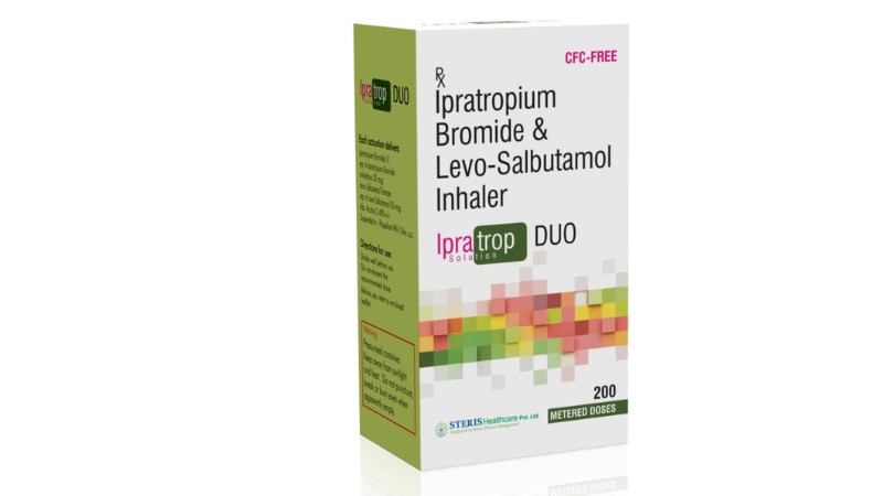 R/C IPRATROP DUOIpratropium (40mcg)& Levo -Salbutamol Sulphate (100mcg)R/C Ipratrop Duo is a combination medication containing Ipratropium (40mcg) and Levo-Salbutamol Sulphate (100mcg). It is used to treat respiratory conditions such as asthma and chronic obstructive pulmonary disease (COPD). Ipratropium works by relaxing the muscles around the airways, making it easier to breathe. Levo-Salbutamol Sulphate helps to open up the airways by relaxing the muscles and reducing inflammation.This medication comes in a convenient inhaler form, making it easy to use for quick relief of symptoms like wheezing, shortness of breath, and chest tightness. It is important to follow the prescribed dosage and usage instructions provided by your healthcare provider for optimal effectiveness and safety.R/C Ipratrop Duo provides fast-acting relief from respiratory symptoms, allowing you to breathe more comfortably and improve your overall quality of life. If you have any questions or concerns about this medication, consult your healthcare professional for personalized guidance.For further information:Email: info@sterispharma.com / contact@sterispharma.comCall/WhatsApp: 7877551268, 7849827488Buy Now: https://www.sterisonline.com/product/r-c-ipratrop-duo-133717