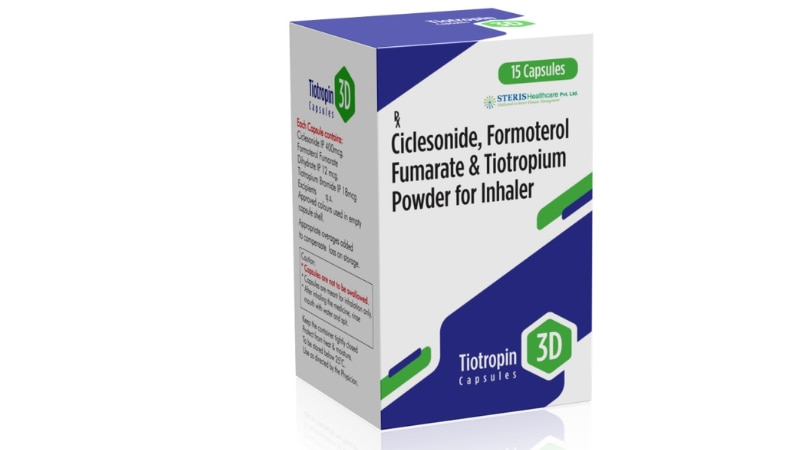 R/C TIOTROPIN 3D Ciclesonide (400mcg), Formoterol (12mcg), Tiotropium (18mcg)R/C TIOTROPIN 3D is a powerful combination medication designed to provide comprehensive relief for respiratory conditions. With Ciclesonide at 400mcg, Formoterol at 12mcg, and Tiotropium at 18mcg, this formulation targets multiple aspects of respiratory health. Ciclesonide, a potent corticosteroid, helps reduce inflammation in the airways, easing breathing difficulties. Formoterol, a long-acting beta agonist, works to relax the muscles around the airways, facilitating better airflow. Tiotropium, an anticholinergic agent, further opens up the air passages, making breathing smoother and more comfortable. Together, these components create a synergistic effect, providing effective relief for individuals with respiratory conditions.For further information:Email: info@sterispharma.com / contact@sterispharma.comCall/WhatsApp: 7877551268, 7849827488Buy Now: https://www.sterisonline.com/product/r-c-tiotropin-3d-133719