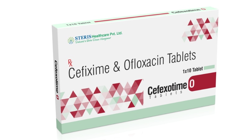 CEFEXOTIME 0Cefixime (200mg),+Ofloxacin (200mg)Cefexime (200mg) + Ofloxacin (200mg) is a potent combination used to treat a wide range of bacterial infections. Cefexime, a cephalosporin antibiotic, works by inhibiting the growth of bacteria. Ofloxacin, a fluoroquinolone antibiotic, also targets bacteria by interfering with their DNA replication.This combination is effective against respiratory tract infections, urinary tract infections, skin and soft tissue infections, and certain sexually transmitted diseases. It is prescribed under medical supervision and dosage guidance.For further information:Email: info@sterispharma.com / contact@sterispharma.comCall/WhatsApp: 7877551268, 7849827488Buy Now: https://www.sterisonline.com/product/cefexotime-0-133884