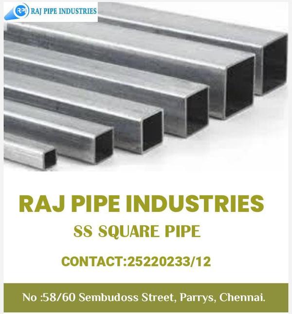Stainless steel square pipes have high tensile and yield strength with high elongation.