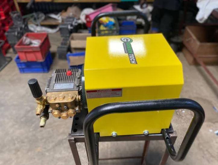 Pressure 140 BarPower 2500 WattFlow Rate 9 L/minMotor Rating 5 HPApplication Area Tank Cleaning, Workshop Cleaning, Floor Cleaning, Car & Truck CleaningEngine Speed sPower Source Electric MotorFrequency 50 HZMotor Phase Three PhaseIs It Portable PortableVoltage 230VWarranty 1 YearColour sFuel Tank Capacity sHose Length 3 MetreWeight sDetergent Tank Capacity sMotor Type sMax. Temperature sNo. of Piston sChatGPTManufacturer: Green Tech Pumps, CoimbatoreThe 3 HP 120 BAR Car Washer High Pressure Jet Cleaner by Green Tech Pumps offers powerful and efficient cleaning, ideal for car owners, professional car wash facilities, and automotive service centers.Key Features:Powerful Motor: Equipped with a robust 3 HP motor, this cleaner delivers exceptional cleaning performance, ensuring thorough removal of dirt, grime, and stubborn stains.Adjustable Pressure: Customize cleaning intensity with adjustable pressure settings for versatile cleaning options.Durable Construction: Built to withstand regular use, featuring high-quality materials for longevity and reliability.Compact and Portable: Despite its power, it's easy to transport and maneuver in tight spaces.Easy to Use: Intuitive controls and ergonomic handles for comfortable operation, minimizing user fatigue.Versatile Application: Suitable for cleaning various vehicles and outdoor surfaces, offering versatile cleaning solutions.Application:Whether you're a professional car detailer, automotive service center, or car enthusiast, this cleaner is essential for maintaining vehicle cleanliness. Experience convenience, efficiency, and superior cleaning performance.Upgrade your car washing arsenal with the 3 HP 120 BAR Car Washer High Pressure Jet Cleaner from Green Tech Pumps. Trust in our commitment to quality, reliability, and innovation for all your car washing needs.உற்பத்தியாளர்: கிரீன் டெக் பம்ப்ஸ், கோயம்புத்தூர்Green Tech Pumps வழங்கும் 3 HP 120 BAR கார் வாஷர் உயர் அழுத்த ஜெட் கிளீனர், கார் உரிமையாளர்கள், தொழில்முறை கார் கழுவும் வசதிகள் மற்றும் வாகன சேவை மையங்களுக்கு ஏற்ற, சக்திவாய்ந்த மற்றும் திறமையான சுத்தம் வழங்குகிறது.முக்கிய அம்சங்கள்:சக்திவாய்ந்த மோட்டார்: வலுவான 3 ஹெச்பி மோட்டார் பொருத்தப்பட்டிருக்கும், இந்த கிளீனர் விதிவிலக்கான துப்புரவு செயல்திறனை வழங்குகிறது, அழுக்கு, அழுக்கு மற்றும் பிடிவாதமான கறைகளை முழுமையாக அகற்றுவதை உறுதி செய்கிறது.சரிசெய்யக்கூடிய அழுத்தம்: பல்துறை துப்புரவு விருப்பங்களுக்கு சரிசெய்யக்கூடிய அழுத்த அமைப்புகளுடன் சுத்தம் செய்யும் தீவிரத்தை தனிப்பயனாக்குங்கள்.நீடித்த கட்டுமானம்: வழக்கமான பயன்பாட்டைத் தாங்கும் வகையில் கட்டப்பட்டது, நீண்ட ஆயுள் மற்றும் நம்பகத்தன்மைக்கான உயர்தர பொருட்களைக் கொண்டுள்ளது.கச்சிதமான மற்றும் கையடக்க: அதன் சக்தி இருந்தபோதிலும், இறுக்கமான இடங்களில் கொண்டு செல்வது மற்றும் சூழ்ச்சி செய்வது எளிது.பயன்படுத்த எளிதானது: வசதியான செயல்பாட்டிற்கான உள்ளுணர்வு கட்டுப்பாடுகள் மற்றும் பணிச்சூழலியல் கைப்பிடிகள், பயனர் சோர்வைக் குறைக்கும்.பல்துறை பயன்பாடு: பல்வேறு வாகனங்கள் மற்றும் வெளிப்புற மேற்பரப்புகளை சுத்தம் செய்வதற்கு ஏற்றது, பல்துறை துப்புரவு தீர்வுகளை வழங்குகிறது.விண்ணப்பம்:நீங்கள் ஒரு தொழில்முறை கார் விவரிப்பாளராக இருந்தாலும், வாகன சேவை மையமாக இருந்தாலும் அல்லது கார் ஆர்வலராக இருந்தாலும், வாகனத்தின் தூய்மையை பராமரிக்க இந்த கிளீனர் அவசியம். அனுபவம் வசதி, செயல்திறன் மற்றும் சிறந்த துப்புரவு செயல்திறன்.கிரீன் டெக் பம்புகளில் இருந்து 3 HP 120 BAR கார் வாஷர் உயர் அழுத்த ஜெட் கிளீனர் மூலம் உங்கள் கார் கழுவும் ஆயுதக் களஞ்சியத்தை மேம்படுத்தவும். தரம், நம்பகத்தன்மை மற்றும் உங்கள் அனைத்து கார் கழுவுதல் தேவைகளுக்கான புதுமைக்கான எங்கள் உறுதிப்பாட்டை நம்புங்கள்.