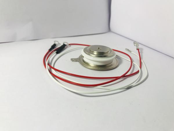 N0392WC180 Phase Control Thyristor( 400 A- 1800V )Dimensions - 42 mm x 19 mm x 14.5 mmIntroducing the N0392WC180 Phase Control Thyristor by SAS Power Semiconductor Devices. Engineered for precision and durability, this thyristor is designed to meet the demands of industrial applications. With a focus on efficient power control and reliability, it ensures seamless integration into diverse systems. Trust SAS Power Semiconductor Devices for high-quality semiconductor solutions that deliver consistent performance.All variants of N0392WC180 available.