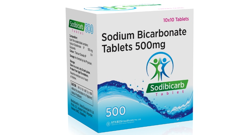 SODIBICARB 500 15'SSodium Bicarbonate (500mg)SODIBICARB 500 is a medication available in packs of 15 tablets, each containing Sodium Bicarbonate (500mg). Sodium Bicarbonate is commonly used as an antacid to relieve heartburn, indigestion, and stomach upset by neutralizing excess stomach acid. It can also be used to treat certain metabolic problems such as metabolic acidosis. This medication works by quickly neutralizing stomach acid, providing fast relief from symptoms. It is important to follow the dosage instructions provided by your healthcare provider or as indicated on the packaging. If you have any questions or concerns about this medication, consult your doctor or pharmacist for more information. For further information:Email: info@sterispharma.com / contact@sterispharma.comCall/WhatsApp: 7877551268, 7849827488Order Now: https://www.sterisonline.com/product/sodibicarb-500-15-s-133988