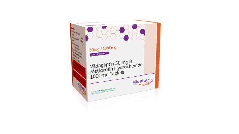 VILDIABATE M 1000 Metformin (1000mg)SR, Vildagliptin (50mg)Introduction to VILDIABATE M 1000VILDIABATE M 1000 is a combination medication designed for the effective management of type 2 diabetes mellitus. It contains Metformin Hydrochloride Sustained Release (SR) 1000mg and Vildagliptin 50mg. This dual-action formula targets different pathways involved in glucose regulation to provide comprehensive blood sugar control. It is used alongside diet and exercise to improve glycemic control in adults with type 2 diabetes.Key Components and Their MechanismsMetformin SR 1000mgMetformin is a biguanide that helps lower blood sugar levels through several mechanisms:Reduces Hepatic Glucose Production: Metformin decreases the amount of glucose produced by the liver.Improves Insulin Sensitivity: It enhances the sensitivity of muscle cells to insulin, promoting better glucose uptake and utilization.Decreases Intestinal Absorption of Glucose: Metformin reduces the absorption of glucose from the gastrointestinal tract.The sustained release (SR) formulation ensures a gradual release of the medication, providing prolonged therapeutic effects and reducing the risk of gastrointestinal side effects.Vildagliptin 50mgVildagliptin is a dipeptidyl peptidase-4 (DPP-4) inhibitor that works by:Enhancing Incretin Levels: Vildagliptin inhibits the DPP-4 enzyme, which degrades incretin hormones such as GLP-1 (glucagon-like peptide-1) and GIP (glucose-dependent insulinotropic peptide). These hormones increase insulin secretion and decrease glucagon release in a glucose-dependent manner.Improving Postprandial Glucose Control: By enhancing the action of incretin hormones, Vildagliptin helps regulate blood sugar levels after meals.Benefits of VILDIABATE M 1000Comprehensive Blood Sugar ControlFasting and Postprandial Glucose Management: The combination of Metformin SR and Vildagliptin effectively manages both fasting and postprandial (after-meal) blood sugar levels.Improved Insulin Sensitivity and Secretion: Metformin improves insulin sensitivity, while Vildagliptin enhances insulin secretion in response to meals.Extended Release FormulationProlonged Effect: The sustained-release formulation of Metformin ensures a steady release of the medication, providing long-lasting blood sugar control and minimizing peaks and troughs in blood sugar levels.Reduced Gastrointestinal Side Effects: The gradual release of Metformin helps reduce common gastrointestinal side effects associated with immediate-release formulations.Additional Health BenefitsLow Risk of Hypoglycemia: Vildagliptin, in particular, has a low risk of causing hypoglycemia (low blood sugar) because it enhances insulin secretion only when blood glucose levels are elevated.Weight Neutral: This combination is generally weight neutral, making it a suitable option for patients concerned about weight gain.Dosage and AdministrationRecommended DosageDosage: The typical dosage is one tablet taken once daily, preferably with a meal to reduce gastrointestinal side effects.Administration: Swallow the tablet whole with a glass of water. Do not crush, chew, or split the tablet unless advised by your healthcare provider.Guidelines for Optimal UseConsistent Use: For best results, take VILDIABATE M 1000 regularly at the same time each day as prescribed by your healthcare provider.Monitor Blood Sugar Levels: Regular monitoring of blood sugar levels is essential to ensure the medication is effectively controlling your diabetes. Adjustments to your treatment plan may be necessary based on these readings.For further information: EMAIL: info@sterispharma.com / contact@sterispharma.com CALL/WHATSAPP: 7877551268, 7849827488 Order Nowhttps://www.sterisonline.com/product/vildiabate-m-1000-133453