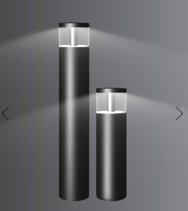 These environmentally friendly LED garden and pathway luminaires,create a pleasant light distribution with a high degree of visual comfort.These luminaries offer shielded glare free illumination on ground surface and are perfect for illuminating entrances,footpaths as well as garden and landscape architecture.Clean Lines and pure form are the underlying elements of this series of LED bollards,designed to provide radially symmetric light emission of 360°.Product Benefits• High luminous efficiency at reduced wattage.• Elegant,Robust design.• Dark sky compliant protects pedestrians from glare by preventing spill light above the horizontal plane.• Sustainable LED technology offers durability and optimal light output with low power consumption.