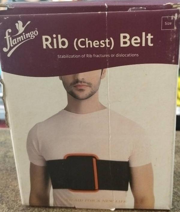 Has foam padding which can be moved freely anywhere in the chest area as per requirement. Foam padding is supported by elastic which will be wrapped over it for stabilization. Velcro hook and loop for attaching elastic.