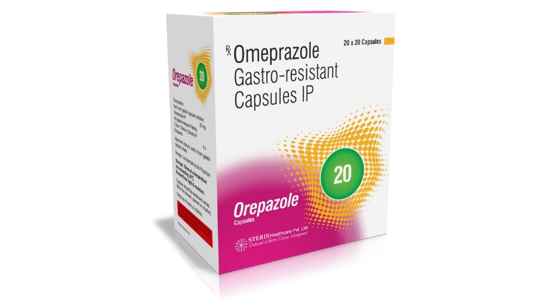 OREPAZOLE 20Omeprazole Gastro - resistant capsuleOrepazole 20 contains Omeprazole in gastro-resistant capsules. Omeprazole is a proton pump inhibitor that reduces stomach acid production, used to treat acid-related conditions like GERD, ulcers, and heartburn.For further information:Email: info@sterispharma.com / contact@sterispharma.comCall/WhatsApp: 7877551268, 7849827488ORDER Now: https://www.sterisonline.com/product/orepazole-20-133787