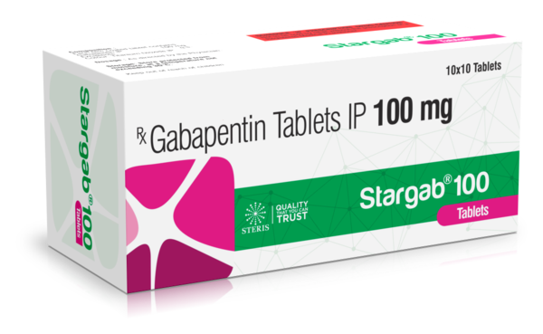 STARGAB 100 Gabapentine (100mg)STARGAB 100 is a medication containing Gabapentin in 100mg strength. Gabapentin is an anticonvulsant medication used to treat various conditions affecting the nervous system. Here is a detailed description of STARGAB 100:Key Ingredient:Gabapentin (100mg): Gabapentin belongs to the class of anticonvulsant drugs. It works by affecting certain chemicals and nerves in the body involved in seizures and various types of pain.Uses:Seizure Disorders: Gabapentin is commonly used as an adjunctive therapy in the treatment of partial seizures and generalized seizures, including those associated with epilepsy.Neuropathic Pain: It is also prescribed for managing neuropathic pain, which can result from conditions such as diabetic neuropathy, postherpetic neuralgia (nerve pain following shingles), and peripheral neuropathy.Fibromyalgia: Gabapentin may be used to alleviate the symptoms of fibromyalgia, including chronic pain and discomfort.Restless Legs Syndrome (RLS): In some cases, Gabapentin is prescribed to relieve the symptoms of restless legs syndrome, a condition characterized by uncomfortable sensations in the legs and an uncontrollable urge to move them.Off-Label Uses: It may also be used off-label for conditions like anxiety disorders, mood disorders, and certain types of tremors.Dosage and Administration:The dosage of STARGAB 100 (Gabapentin 100mg) varies depending on the condition being treated and individual patient response. It is usually taken orally with or without food as directed by a healthcare provider.Dosage adjustments may be necessary based on kidney function, as Gabapentin is primarily excreted by the kidneys.Side Effects:Common side effects of Gabapentin may include dizziness, drowsiness, fatigue, headache, dry mouth, and nausea. These side effects are usually mild and temporary.Rare but serious side effects may include mood changes, suicidal thoughts, swelling of the extremities, and allergic reactions. Immediate medical attention is necessary if these occur.Precautions:Inform your healthcare provider about any allergies, medical conditions, or medications you are currently taking before starting Gabapentin.Avoid alcohol and certain medications that may increase drowsiness while taking Gabapentin.Do not stop taking Gabapentin abruptly, as it may lead to withdrawal symptoms. Follow your doctor's instructions for dose adjustments or discontinuation.Conclusion:STARGAB 100 (Gabapentin 100mg) is an effective medication for managing seizures, neuropathic pain, and certain other neurological conditions. It should be used under medical supervision, and patients should be aware of potential side effects and precautions associated with its use.For further information: EMAIL: info@sterispharma.com / contact@sterispharma.com CALL/WHATSAPP: 7877551268, 7849827488 BUY NOW https://www.sterisonline.com/product/stargab-100-134363