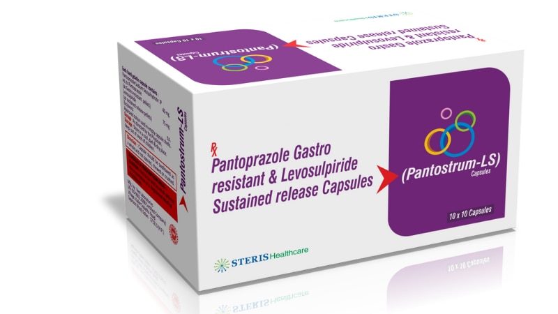 PANTOSTRUM LS Pantoprazole (40mg), Levosulpiride (75mg SR)Pantostrum LS combines Pantoprazole (40mg) and Levosulpiride (75mg SR). Pantoprazole reduces stomach acid, treating acidity and ulcers. Levosulpiride aids digestion by improving gut motility, easing symptoms like bloating and nausea.For further information:Email: info@sterispharma.com / contact@sterispharma.comCall/WhatsApp: 7877551268, 7849827488ORDER Now: https://www.sterisonline.com/product/pantostrum-ls-133796