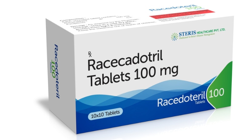 RACEDOTERIL 100 Racecadotril (100mg)Racedoteril 100 contains Racecadotril, an antidiarrheal medication that inhibits intestinal enkephalinase, reducing diarrhea by regulating water and electrolyte secretion in the gut. It's used for acute diarrhea management, enhancing recovery without affecting gut motility. Dosage varies based on age and severity, typically taken orally. Side effects like nausea, abdominal discomfort, or allergic reactions may occur. Consult a healthcare professional for proper usage and monitoring.For further information:Email: info@sterispharma.com / contact@sterispharma.comCall/WhatsApp: 7877551268, 7849827488ORDER Now: https://www.sterisonline.com/product/racedoteril-100-133809