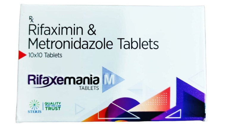 RIFAXEMANIA MRifaximin 200mg & Metronidazole 400mgRifaximania M is a combination medication containing Rifaximin 200mg and Metronidazole 400mg. It is primarily used to treat bacterial infections in the gastrointestinal tract. Rifaximin is an antibiotic that works by stopping the growth of bacteria, while Metronidazole is effective against certain types of bacteria and parasites. This combination is commonly prescribed for conditions like traveler's diarrhea, bacterial overgrowth in the intestine, and hepatic encephalopathy. It should be taken as directed by your healthcare provider, usually with or without food. Possible side effects may include nausea, vomiting, and abdominal discomfort. Consult your doctor for proper usage and potential interactions with other medications.For further information:Email: info@sterispharma.com / contact@sterispharma.comCall/WhatsApp: 7877551268, 7849827488ORDER Now: https://www.sterisonline.com/product/rifaxemania-m-134277