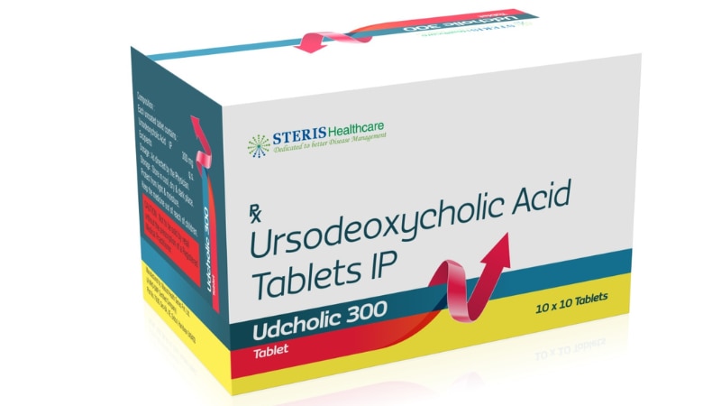 UDCHOLIC 300 Ursodeoxycholic Acid (300mg)UDCholic 300 contains Ursodeoxycholic Acid (300mg), a medication used to dissolve gallstones and treat liver conditions. It works by reducing the amount of cholesterol produced by the liver and helps in dissolving cholesterol-based gallstones. UDCholic 300 also improves bile flow, which aids in digestion and reduces the risk of gallstone formation. It is commonly prescribed for gallstone dissolution, primary biliary cirrhosis, and certain liver diseases. This medication is usually taken orally with meals as directed by a healthcare professional. Side effects may include diarrhea, constipation, and abdominal pain. Consult your doctor for proper dosage and usage instructions. For further information:Email: info@sterispharma.com / contact@sterispharma.comCall/WhatsApp: 7877551268, 7849827488ORDER Now: https://www.sterisonline.com/product/udcholic-300-133818