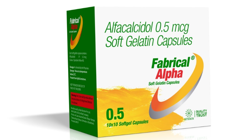 FABRICAL ALPHA 0.5Alfacalcidol (0.5mcg)IntroductionFABRICAL ALPHA 0.5 is a medication containing Alfacalcidol (0.5mcg), a potent form of vitamin D analog used to treat and prevent various bone and calcium-related disorders. Alfacalcidol is a precursor that is converted in the liver to the active form of vitamin D, playing a crucial role in regulating calcium and phosphate metabolism, which is essential for maintaining healthy bones and teeth.Key Ingredient and Its BenefitsAlfacalcidol (0.5mcg)Vitamin D Analog: Alfacalcidol is a synthetic analog of vitamin D, which is metabolized in the liver to form calcitriol, the active form of vitamin D. This conversion enhances calcium and phosphate absorption from the gut.Calcium Absorption: It helps increase the absorption of calcium from the intestines, maintaining adequate calcium levels in the blood and supporting bone mineralization.Bone Health: Alfacalcidol supports the formation and maintenance of healthy bones by promoting calcium deposition in the bone matrix.Parathyroid Regulation: It helps regulate parathyroid hormone levels, crucial for maintaining calcium homeostasis in the body.Benefits of FABRICAL ALPHA 0.5Prevents and Treats Bone Disorders: FABRICAL ALPHA 0.5 is effective in preventing and treating bone disorders caused by vitamin D deficiency, such as rickets in children and osteomalacia in adults.Supports Bone Health: By enhancing calcium absorption and regulating bone metabolism, Alfacalcidol helps in maintaining strong and healthy bones.Regulates Calcium Levels: It helps maintain optimal calcium levels in the blood, preventing conditions like hypocalcemia and associated complications.Improves Parathyroid Function: By modulating parathyroid hormone levels, Alfacalcidol ensures proper calcium balance and supports overall metabolic health.Dosage and AdministrationDosageRecommended Dosage: The dosage of FABRICAL ALPHA 0.5 varies depending on the patient's condition and response to treatment. It is usually prescribed as one capsule per day or as directed by a healthcare provider.AdministrationOral Use: Take FABRICAL ALPHA 0.5 orally. Swallow the capsule whole with a glass of water. It can be taken with or without food.Consistency: For best results, take the medication at the same time each day to maintain stable blood levels and ensure optimal therapeutic effects.For further information: EMAIL: info@sterispharma.com / contact@sterispharma.com CALL/WHATSAPP: 7877551268, 7849827488 BUY NOWhttps://www.sterisonline.com/product/fabrical-alpha-0-5-134235
