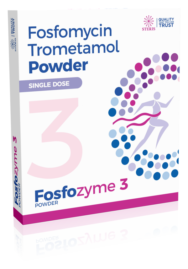 FOSFOZYME 3Fosfomycin Trometamol PowderFosfozyme 3 is a potent medication containing Fosfomycin Trometamol Powder, known for its antibacterial properties. It is primarily used to treat urinary tract infections caused by susceptible bacteria. Fosfomycin Trometamol works by inhibiting bacterial cell wall synthesis, effectively stopping bacterial growth and eliminating the infection.Key points about Fosfozyme 3 (Fosfomycin Trometamol Powder):Antibacterial Action: Fosfomycin Trometamol acts against a wide range of bacteria commonly implicated in urinary tract infections, including Escherichia coli.Urinary Tract Infections: It is particularly effective in treating uncomplicated urinary tract infections (UTIs) caused by susceptible bacteria.Single-Dose Convenience: Fosfozyme 3 is often prescribed as a single-dose therapy, making it convenient for patients.Minimal Resistance: Due to its unique mechanism of action, Fosfomycin Trometamol has a lower tendency for bacterial resistance compared to other antibiotics.Administration: It is available in powder form for oral administration, usually mixed with water for consumption.Safety Profile: Fosfozyme 3 is generally well-tolerated, with common side effects including gastrointestinal disturbances like diarrhea, nausea, and abdominal pain.Always use Fosfozyme 3 as prescribed by your healthcare provider. Follow the recommended dosage and duration of treatment for optimal effectiveness and to minimize the risk of bacterial resistance. If you experience any severe or persistent side effects, consult your doctor immediately. For further information:Email: info@sterispharma.com / contact@sterispharma.comCall/WhatsApp: 7877551268, 7849827488ORDER Now: https://www.sterisonline.com/product/fosfozyme-3-134203