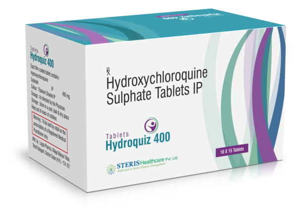 HYDROQUIZ 400 Hydroxychloroquine (400mg)IntroductionHYDROQUIZ 400 contains Hydroxychloroquine (400mg), a versatile medication primarily used to treat autoimmune diseases such as rheumatoid arthritis and lupus erythematosus. It is also effective in the prevention and treatment of malaria. Hydroxychloroquine works by modulating the immune system and reducing inflammation, thereby alleviating symptoms and enhancing the quality of life for patients.Key Ingredient and Its BenefitsHydroxychloroquine (400mg)Immunomodulatory Effects: Hydroxychloroquine helps modulate the immune system, reducing autoimmune reactions and inflammation, making it effective in treating conditions like rheumatoid arthritis and lupus.Anti-Inflammatory Properties: It helps reduce inflammation, alleviating symptoms such as joint pain, swelling, and stiffness in patients with rheumatoid arthritis.Antimalarial Action: Hydroxychloroquine is effective in both the prevention and treatment of malaria caused by Plasmodium falciparum. It interferes with the parasite's growth in red blood cells.Skin Health: It is used to treat skin manifestations associated with lupus erythematosus, helping to reduce rashes and lesions.Benefits of HYDROQUIZ 400Management of Rheumatoid Arthritis: HYDROQUIZ 400 helps manage rheumatoid arthritis symptoms by reducing inflammation and joint damage, improving mobility and overall quality of life.Treatment of Lupus Erythematosus: The immunomodulatory effects of Hydroxychloroquine make it effective in treating lupus, reducing symptoms like skin rashes, joint pain, and fatigue.Malaria Prevention and Treatment: Hydroxychloroquine is a valuable medication for preventing and treating malaria, especially for travelers to malaria-endemic regions.Enhanced Skin Health: For lupus patients, HYDROQUIZ 400 helps reduce skin rashes and lesions, promoting healthier skin.Long-Term Safety: Hydroxychloroquine has a favorable safety profile for long-term use, making it suitable for managing chronic conditions.Dosage and AdministrationDosageRheumatoid Arthritis and Lupus: The typical dosage for autoimmune conditions is one tablet (400mg) taken once daily, or as prescribed by a healthcare provider. Dosage may be adjusted based on the patient's response and specific needs.Malaria Prevention: For malaria prevention, the usual dosage is one tablet (400mg) taken once weekly, starting one to two weeks before entering a malaria-endemic area and continuing for four weeks after leaving the area.Malaria Treatment: For treating malaria, the initial and follow-up doses are determined by a healthcare provider based on the specific case.AdministrationOral Use: Swallow the tablet whole with a glass of water. It is best taken with food to reduce the risk of gastrointestinal discomfort.Consistency: For optimal results, take HYDROQUIZ 400 at the same time each day or week, as prescribed, to maintain consistent medication levels in your body.For further information: EMAIL: info@sterispharma.com / contact@sterispharma.com CALL/WHATSAPP: 7877551268, 7849827488 BUY NOWhttps://www.sterisonline.com/product/hydroquiz-400-134144