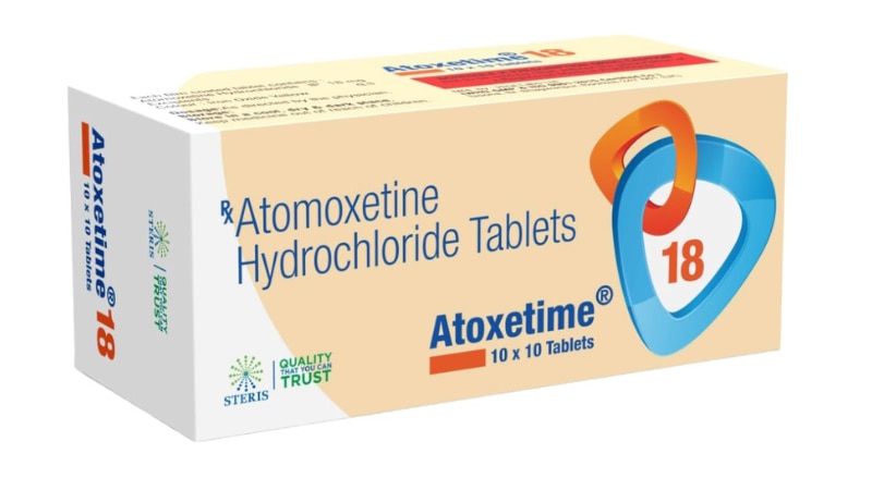 ATOXETIME 18 Atomoxetine (18mg)IntroductionATOXETIME 18 contains Atomoxetine HCI (18mg), a selective norepinephrine reuptake inhibitor (NRI) primarily used for the treatment of Attention Deficit Hyperactivity Disorder (ADHD) in children, adolescents, and adults. Atomoxetine is known for its ability to improve attention, focus, and impulse control, making it a valuable option for managing ADHD symptoms.Key Ingredient and Its BenefitsAtomoxetine HCI (18mg)ADHD Symptom Control: Atomoxetine increases norepinephrine levels in the brain, which helps reduce symptoms of ADHD such as inattention, hyperactivity, and impulsivity.Improves Focus and Attention: It enhances focus, attention span, and the ability to stay on task, which are critical for academic, professional, and social success.Non-Stimulant: Atomoxetine is a non-stimulant medication, providing an alternative for individuals who do not respond well to or cannot tolerate stimulant medications.Long-Term Management: It is suitable for long-term management of ADHD symptoms, offering consistent and stable control over time.Benefits of ATOXETIME 18Effective ADHD Management: ATOXETIME 18 provides effective control of ADHD symptoms, improving attention, focus, and impulse control, essential for daily functioning and success in various activities.Non-Stimulant Option: As a non-stimulant medication, it offers an alternative for individuals who may experience adverse effects from stimulant medications or prefer a non-stimulant option.Improved Quality of Life: By effectively managing ADHD symptoms, ATOXETIME 18 enhances the quality of life for individuals, helping them achieve better academic, professional, and social outcomes.Consistent Symptom Control: Atomoxetine offers consistent symptom control throughout the day, helping individuals maintain focus and control over their actions and behaviors.Dosage and AdministrationDosageADHD Treatment: The typical starting dosage for ADHD is one tablet (18mg) taken once or twice daily, depending on the severity of symptoms and the patient’s response to treatment. The dosage may be gradually adjusted by the healthcare provider based on individual needs and effectiveness.AdministrationOral Use: Swallow the tablet whole with a full glass of water. It can be taken with or without food. If stomach upset occurs, taking it with food may help.Consistency: For optimal results, take ATOXETIME 18 at the same times each day to maintain an even level of the medication in your bloodstream.For further information: EMAIL: info@sterispharma.com / contact@sterispharma.com CALL/WHATSAPP: 7877551268, 7849827488 Order NOW https://www.sterisonline.com/product/atoxetime-18-134295