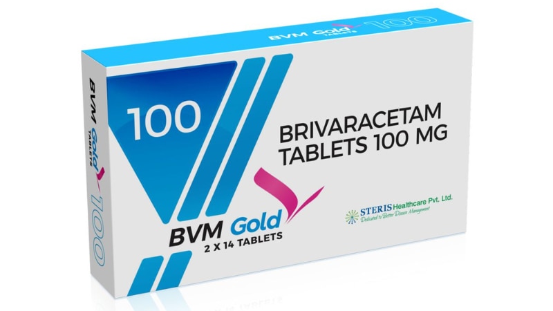 BVM GOLD 100 Brivaracetam (100mg)IntroductionBVM GOLD 100 contains Brivaracetam (100mg), an antiepileptic medication used for the treatment of partial-onset seizures in patients with epilepsy. Brivaracetam is known for its high efficacy and favorable safety profile, making it a preferred choice for managing seizures and improving the quality of life for individuals with epilepsy.Key Ingredient and Its BenefitsBrivaracetam (100mg)Antiepileptic Properties: Brivaracetam works by binding to synaptic vesicle protein 2A (SV2A) in the brain, which helps to stabilize neural activity and prevent seizures.Partial-Onset Seizures: It is particularly effective in controlling partial-onset seizures, which begin in a specific area of the brain and can spread to other regions.Rapid Onset of Action: Brivaracetam has a rapid onset of action, providing quick relief from seizures and reducing seizure frequency.Well-Tolerated: The medication is generally well-tolerated, with a low incidence of side effects compared to other antiepileptic drugs.Benefits of BVM GOLD 100Effective Seizure Control: BVM GOLD 100 provides effective control of partial-onset seizures, reducing their frequency and severity.Rapid Relief: The rapid onset of action ensures quick relief from seizures, improving the patient's immediate safety and comfort.Improved Quality of Life: By effectively managing seizures, BVM GOLD 100 helps enhance the overall quality of life for individuals with epilepsy, allowing them to lead more active and fulfilling lives.Well-Tolerated: Brivaracetam is well-tolerated, with fewer side effects compared to many other antiepileptic medications, making it suitable for long-term use.Dosage and AdministrationDosagePartial-Onset Seizures: The typical starting dosage for partial-onset seizures in adults and adolescents aged 16 years and older is one tablet (100mg) taken twice daily. The dosage may be adjusted by the healthcare provider based on the patient's response and tolerability, with a maximum recommended dose of 200mg twice daily.AdministrationOral Use: Swallow the tablet whole with a full glass of water. It can be taken with or without food.Consistency: For optimal results, take BVM GOLD 100 at the same times each day to maintain an even level of the medication in your bloodstream.For further information: EMAIL: info@sterispharma.com / contact@sterispharma.com CALL/WHATSAPP: 7877551268, 7849827488 Order NOW https://www.sterisonline.com/product/bvm-gold-100-133541